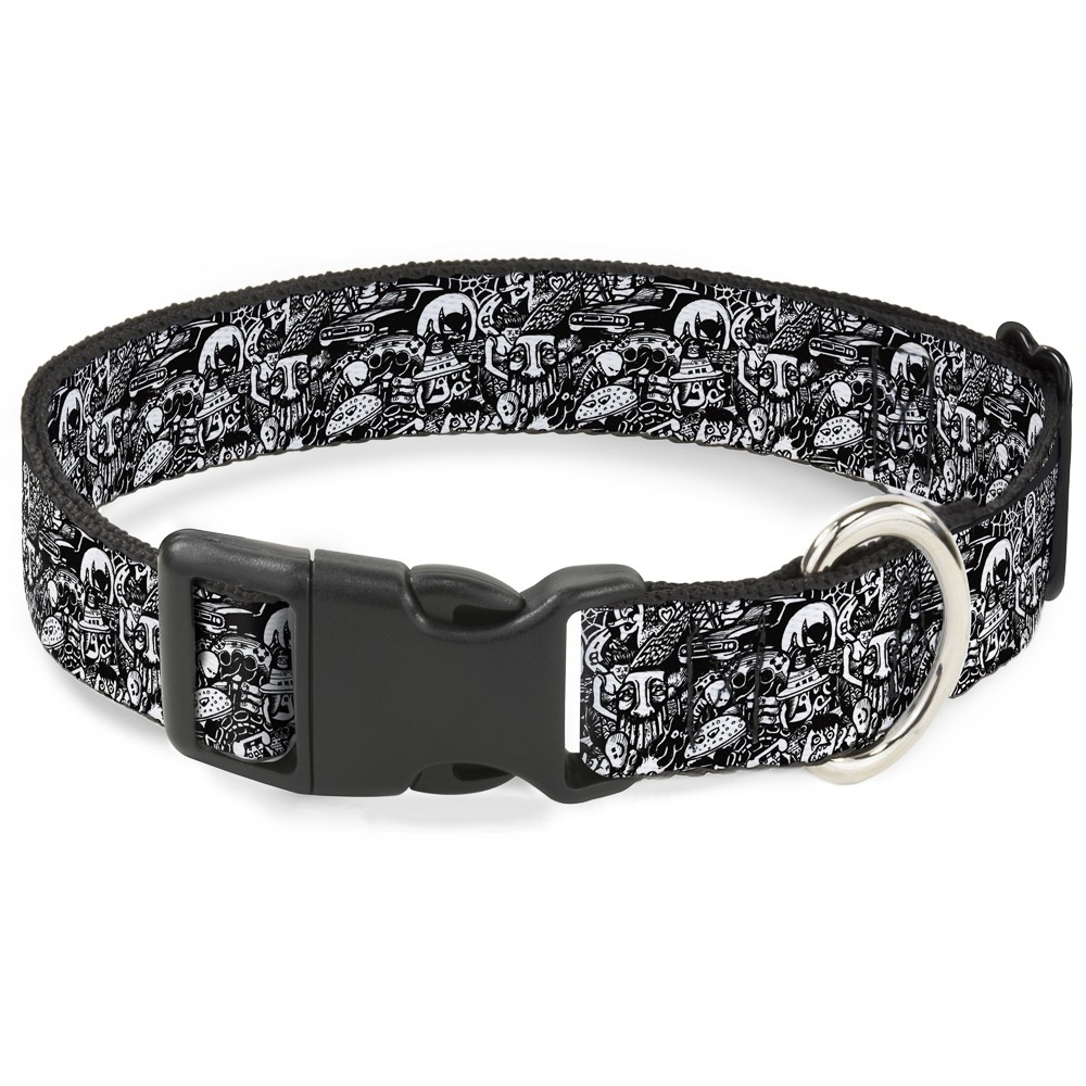 Plastic Clip Collar Comic Nightmare Large 15-24"