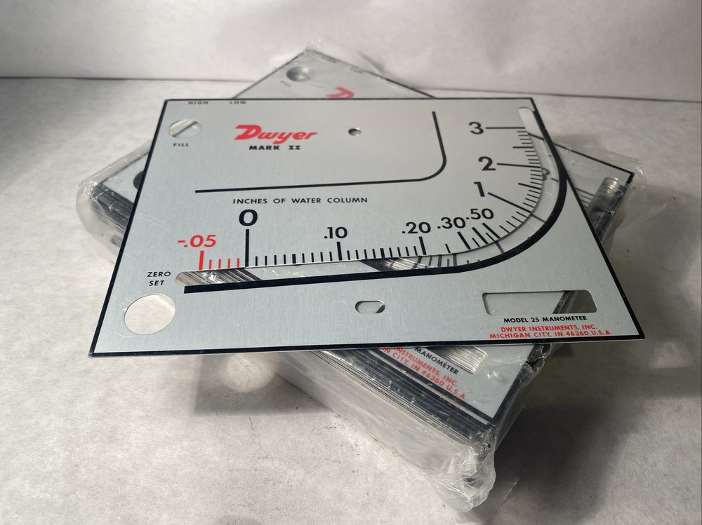 DWYER MANOMETER MARK II 10pc  New Replacement Tops..