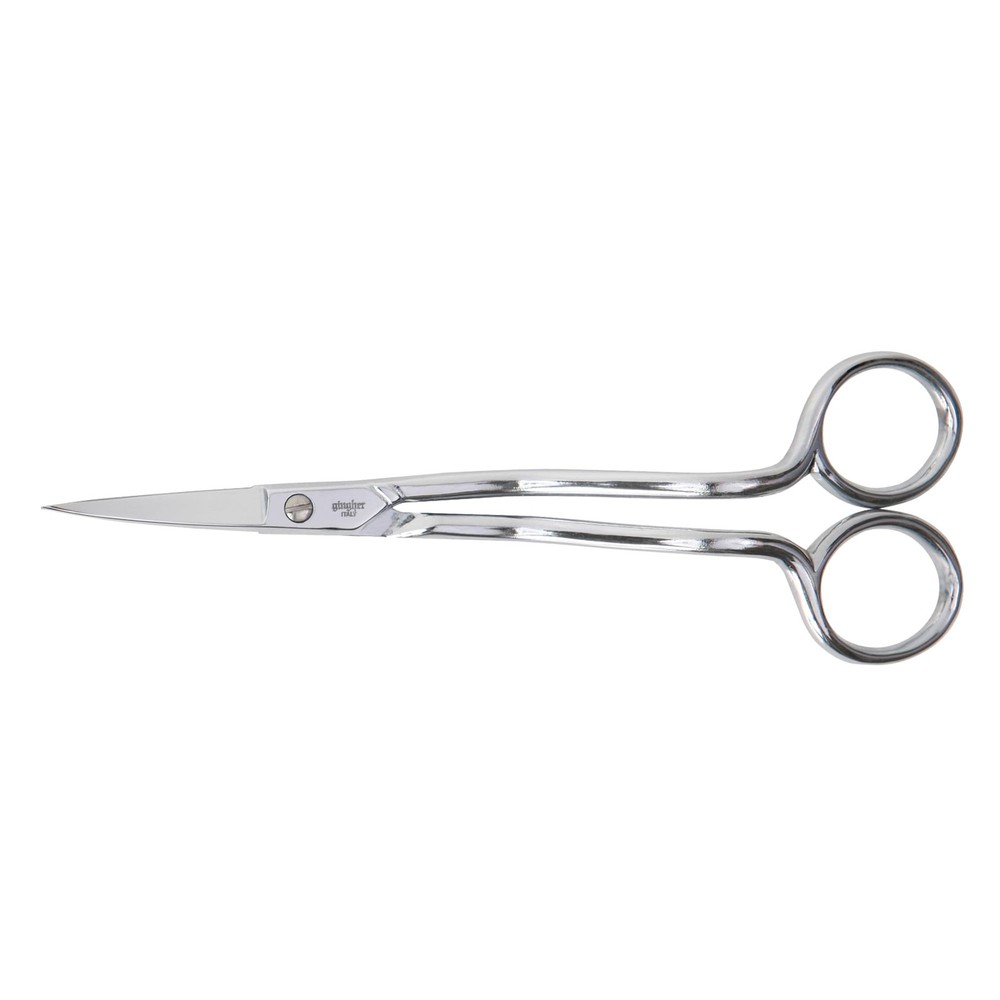 Gingher 6" Double-Curved Embroidery & Applique Scissors - Sharp, Smooth Cuts