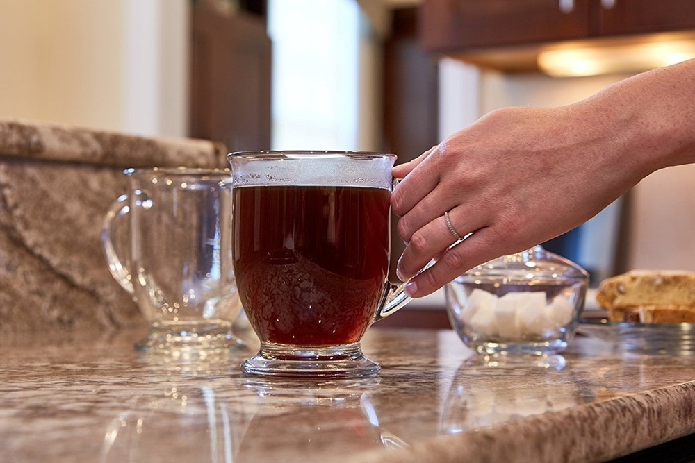 Clear Mug Set 4 Piece