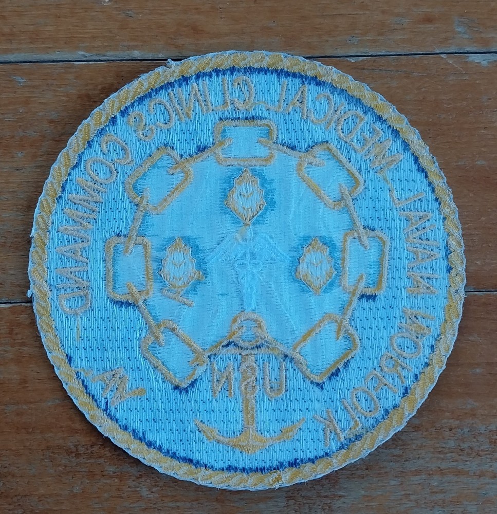 NAVAL MEDICAL CLINICS COMMAND NORFOLK, VA Embroidered US MILITARY PATCH