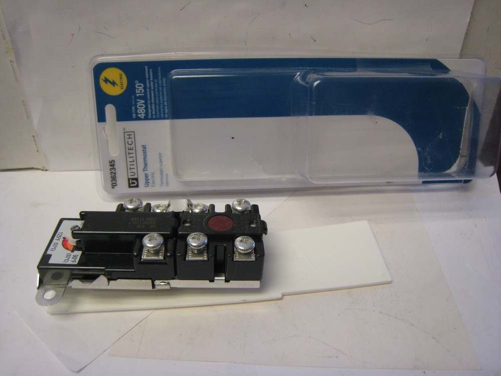 UtiliTech #0362345 Upper Thermostat Double Element Water Heater 7 Pole 120-480V