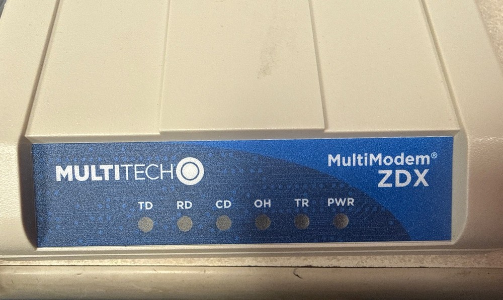 MultiTech MultiModem ZDX. MT5656ZDX Multi Modem. RS232. With Power Adapter