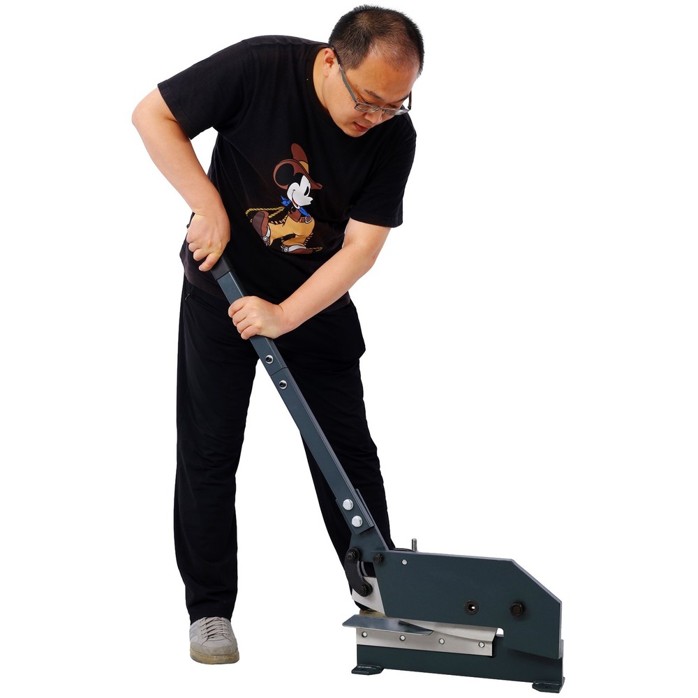 High Precision 10-Inch Manual Plate Shear Solid Metal Construction