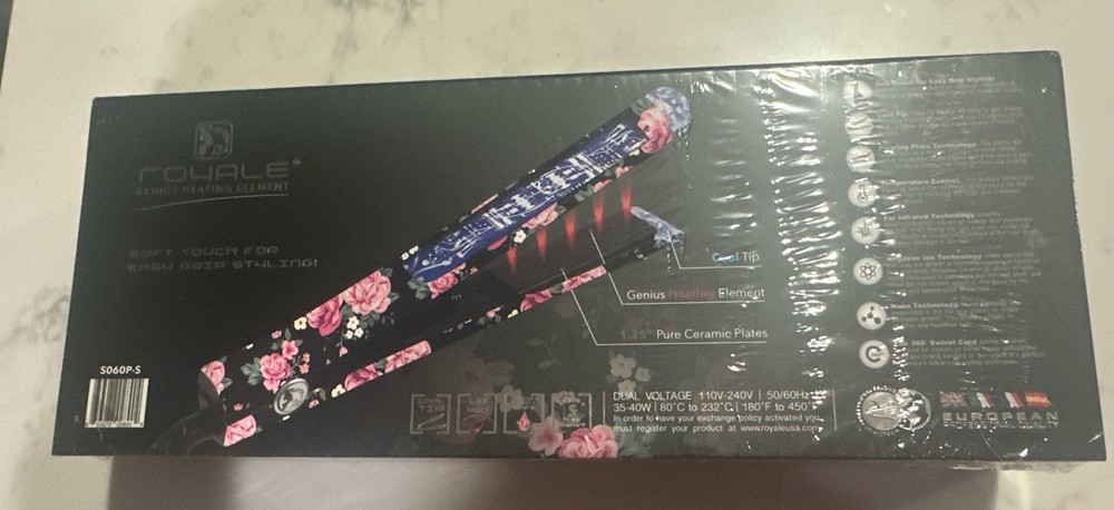 Platinum Genius Heating Element Flat Iron - Patterns MSRP $350