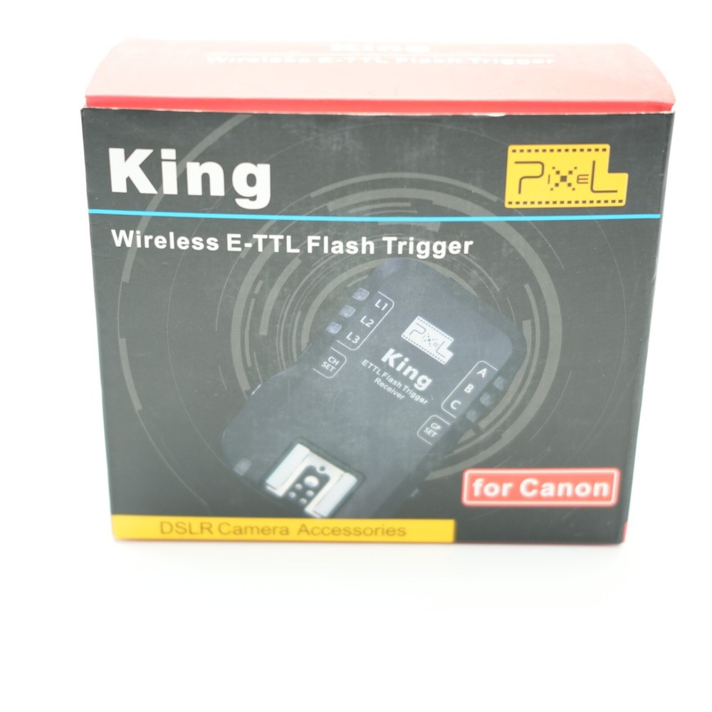 Pixel King Wireless E-TTL Flash Trigger Set for Canon
