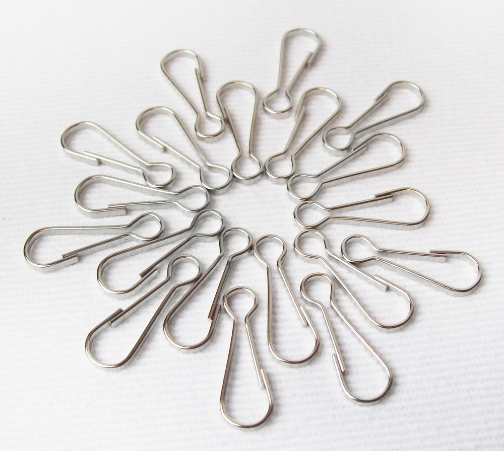 1" Lanyard Snap Hook- Steel Zipper Pulls Only