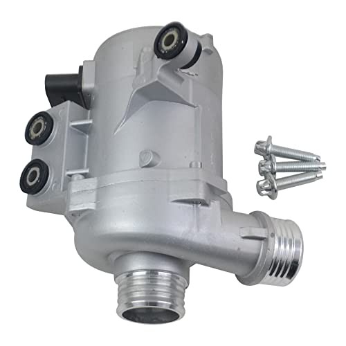 Electric Water Pump w/Bolts 11517521584 Compatible with B-M-W 3.0L N52 E60 E70