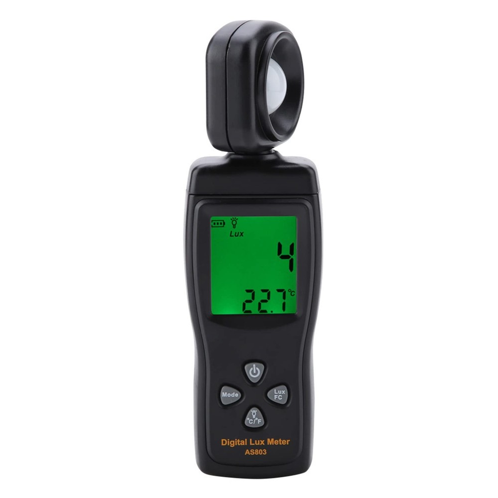 SMART SENSOR AS803 Mini LCD Display Digital Luxmeter Light Meter For Plant