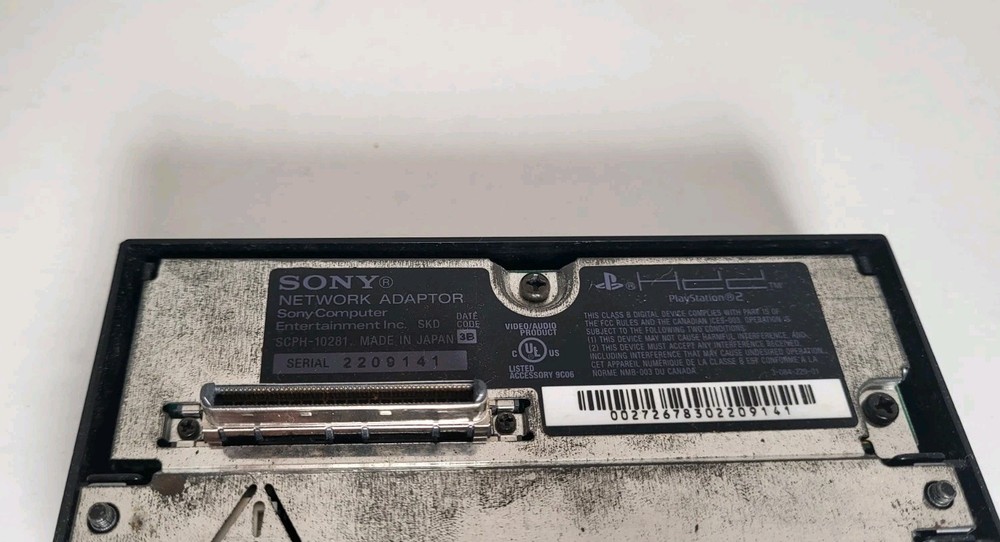 OEM Sony PS2 Network adapter SATA Upgraded | SATA & ETHERNET READY Read Descript