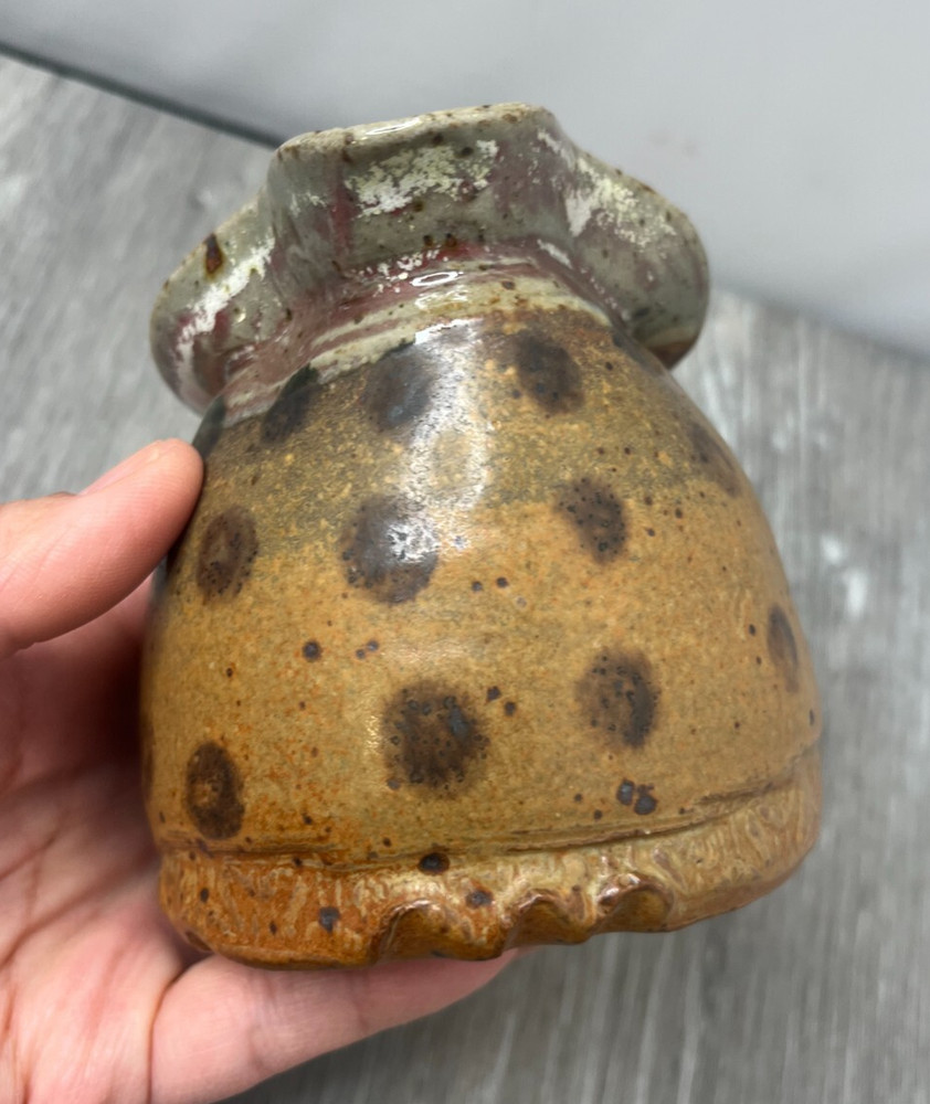 Lot/2 Art Pottery Creamer & Small Pitcher