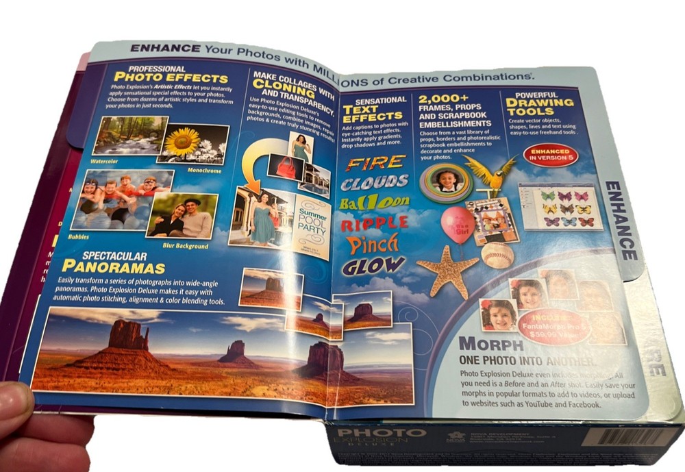 Photo Explosion Deluxe Version 5 Digital Editing Software Box NEW Unopened Box