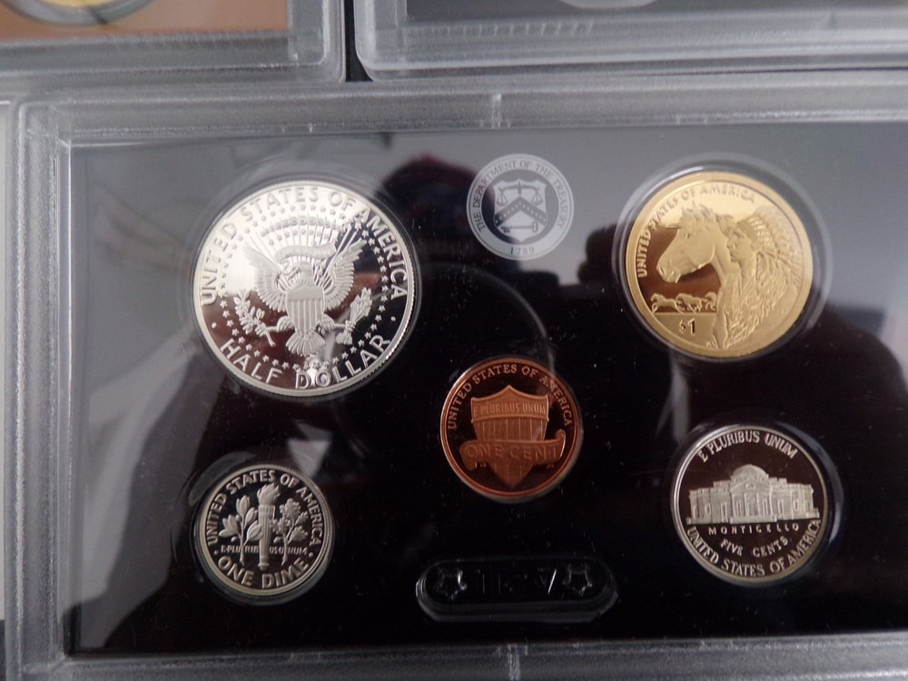2012 s Silver Proof Set. Penny has nice Red Tint,