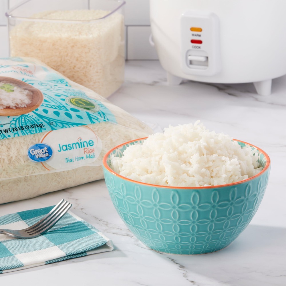 Great Value 20 lb Jasmine Rice | Fragrant, Long-Grain, Versatile Cooking
