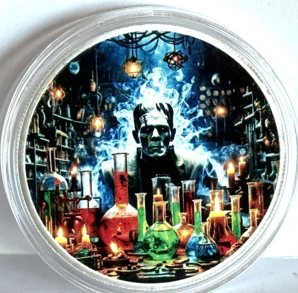Hayleybug 1 oz Resurrection Protocol silver Round w/ COA POP 15
