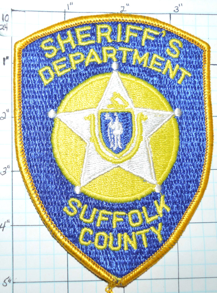 MASSACHUSETTS, SUFFOLK COUNTY SHERIFF'S POLICE DEPT PATCH