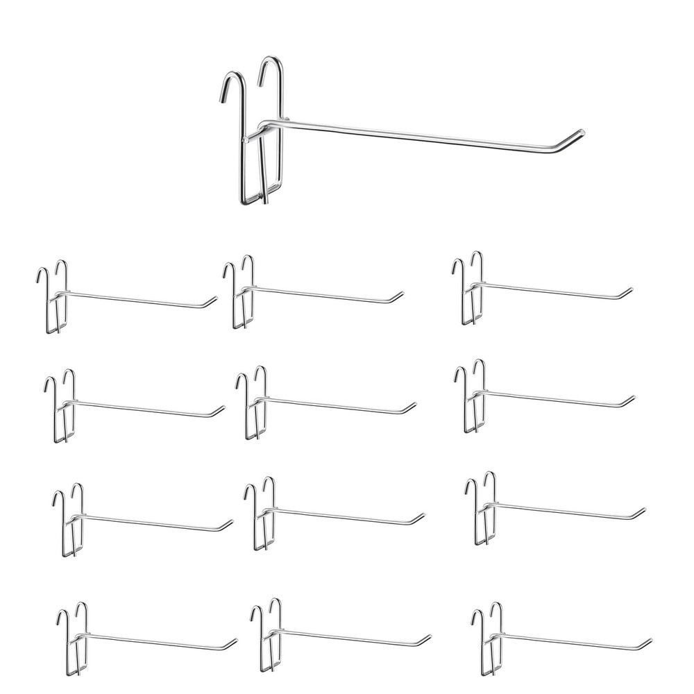 30 PCS GridWall Hooks 4 Inch, Hooks for Grid Wall Panel, Metal Display Hanger...