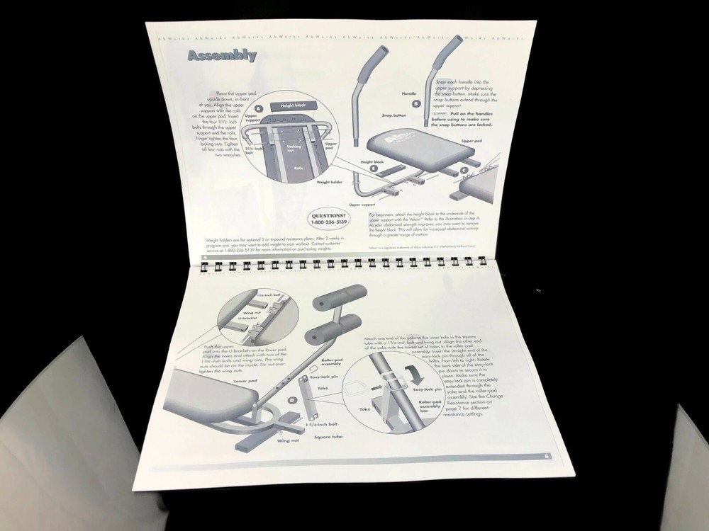 NordicTrack Abworks Replacement Reprint Owners Manual Guide