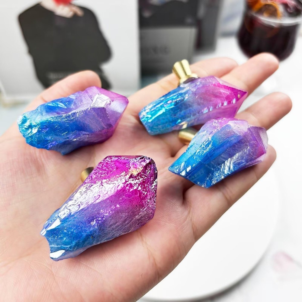 Natural Crystal Stone Cabinet Knobs Decorative Drawer Knobs Handles Gemstone ...