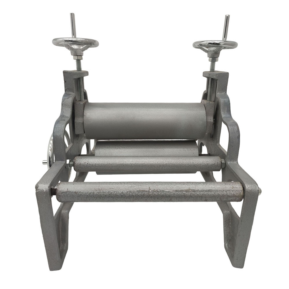 Manual Slab Roller Printmaking Machine w/Lifting Roller and Panel Size 11.8x19.7