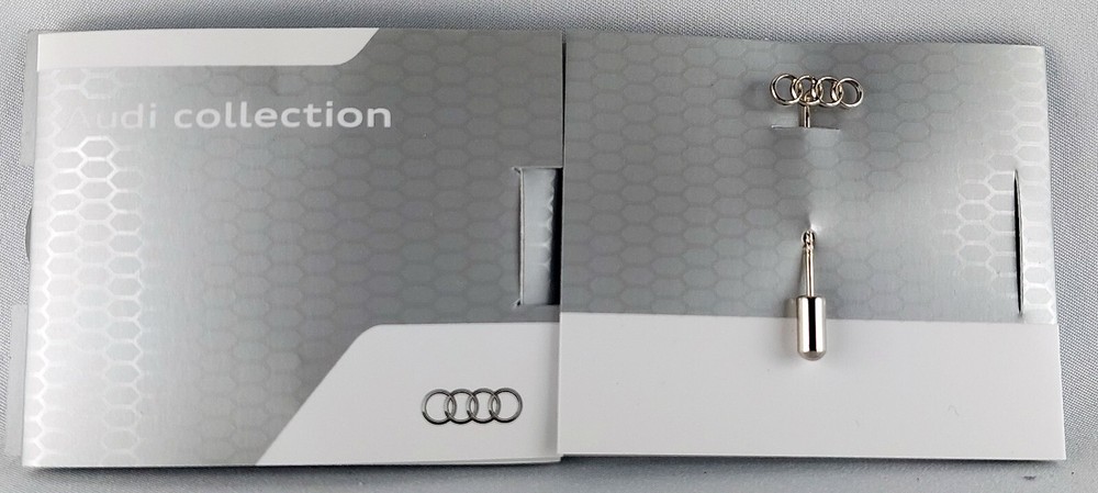 Audi Collection Pin - Pin 4 Rings in Original Folder