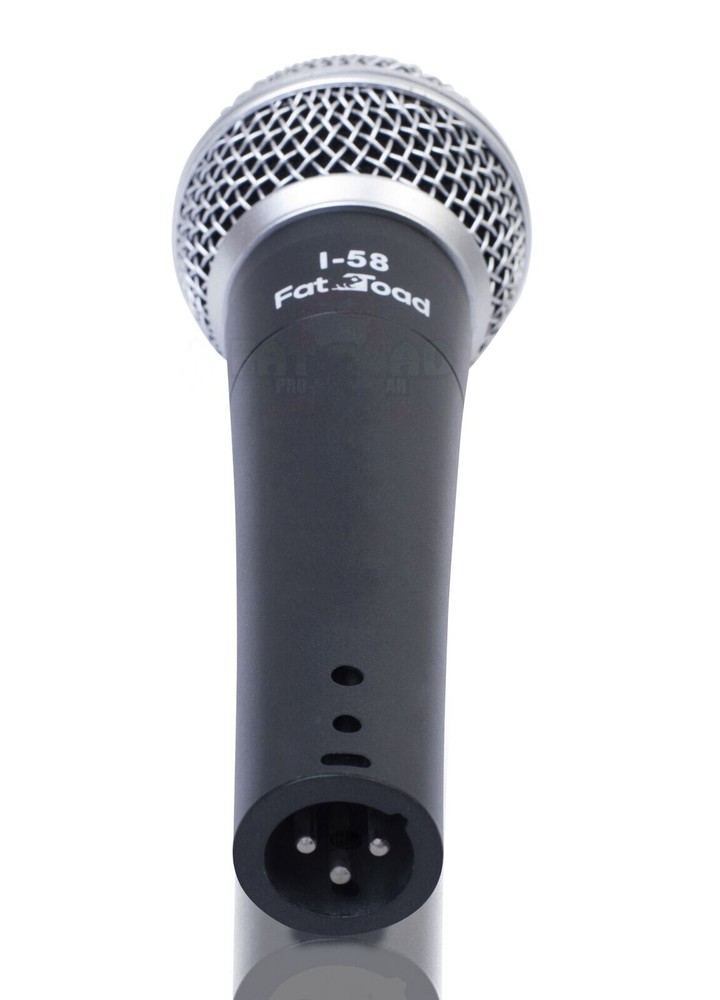 FAT TOAD Vocal Handheld Microphone & Clip | Cardioid Dynamic, Wired