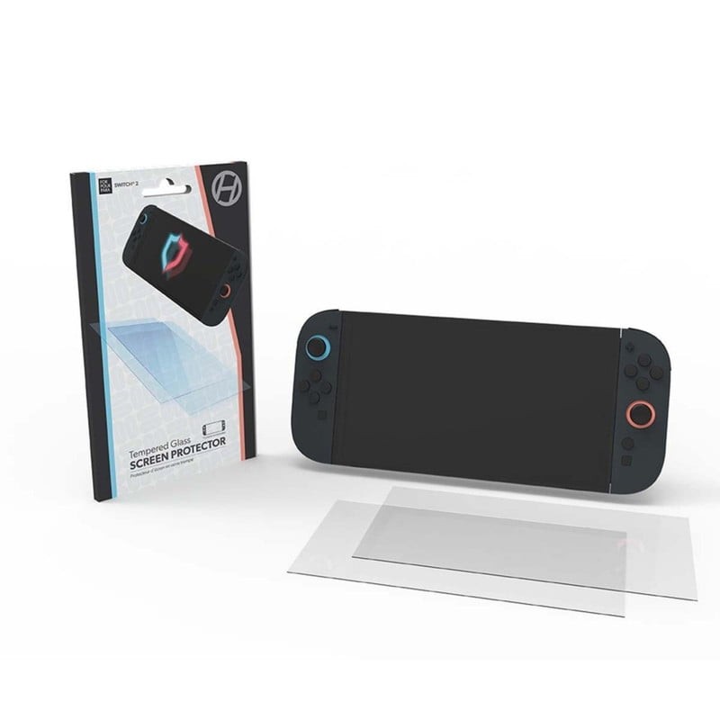 Hyperkin M07712 Nintendo Switch 2 Tempered Glass Screen Protector Two Pack