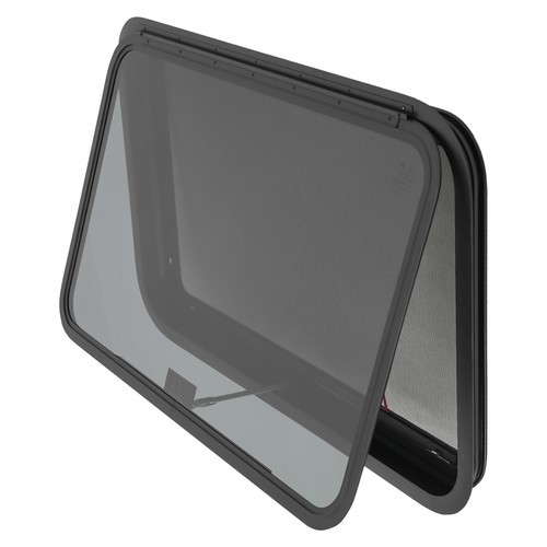 RV Window Push Out Glass Camper Exit Window Rectangular Venting Window 38-42mm