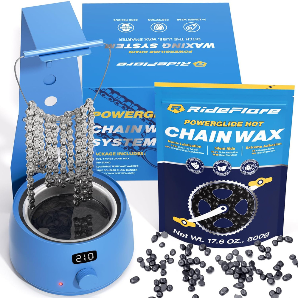 Rideflare Chain Waxing System - Mess-Free, Efficient & Low Friction Solution