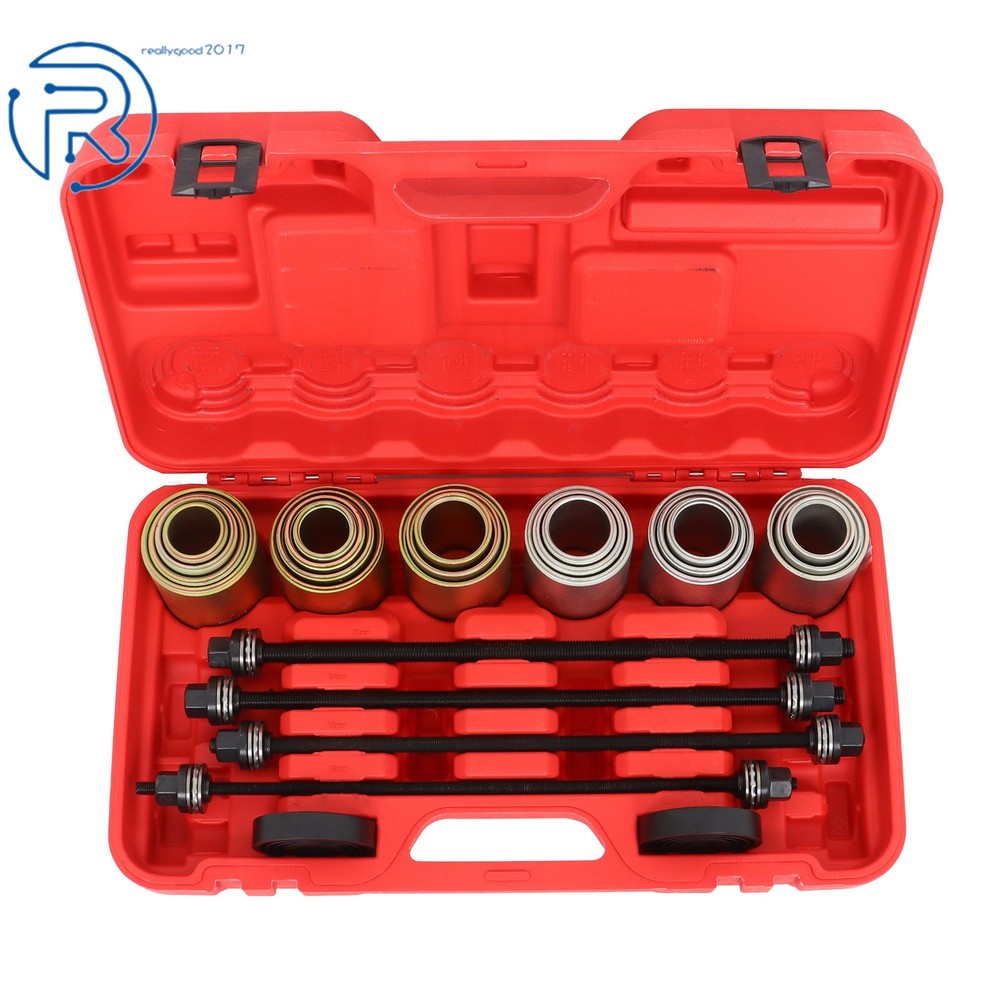 Press Pull Sleeve Kit Bush Bearing Removal Insertion Tool Kit Set Universal 26PC