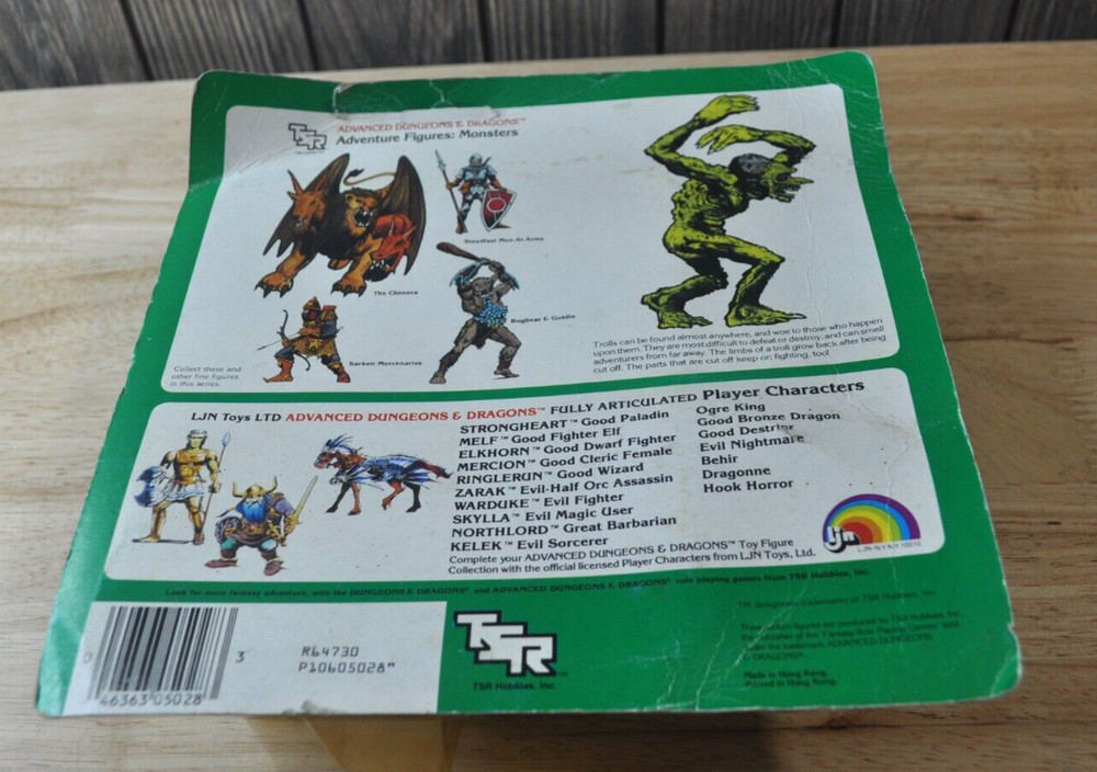 Advanced Dungeons & Dragons Terrible Troll & Goblin Figures-TSR