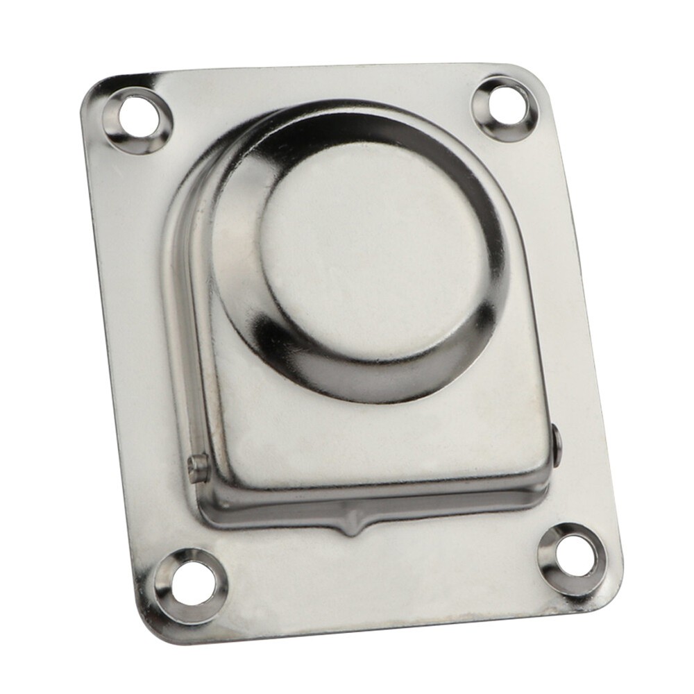 2X Marine Stainless Steel Flush Lifting Handle Ring Pull Hatch Latch