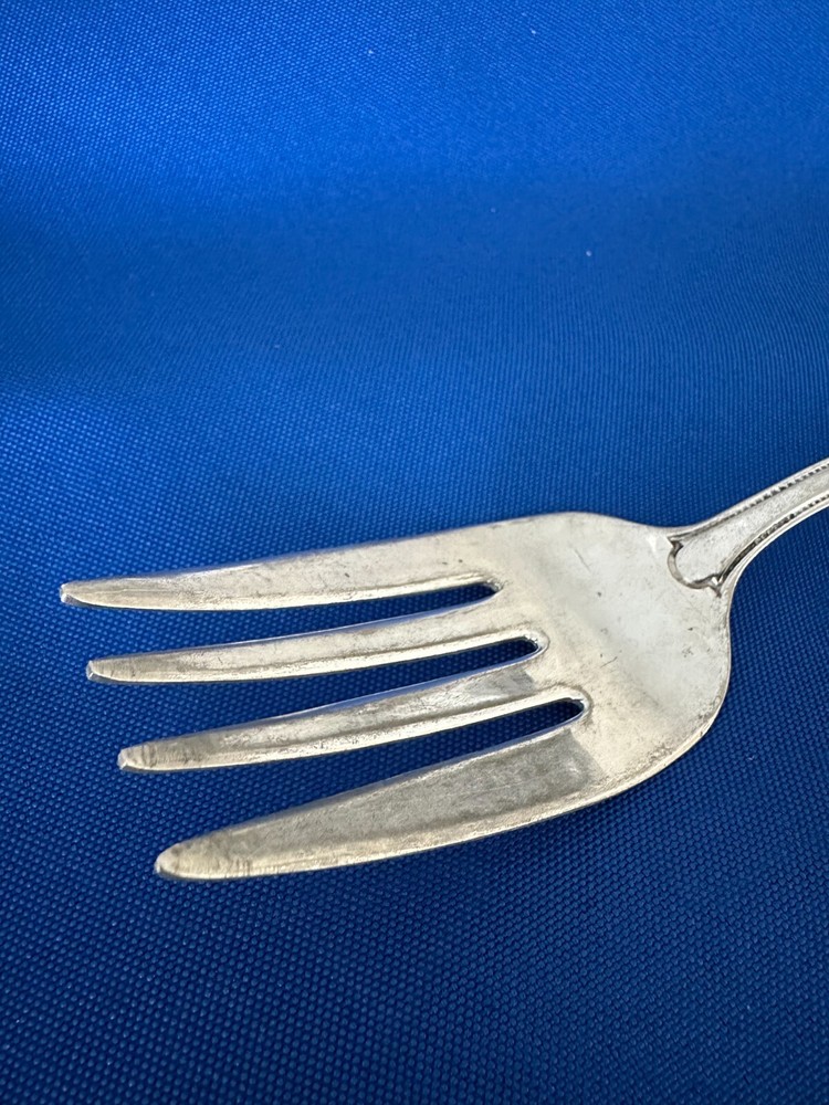 Antique silverplate Cold Meat Serving Fork by Regal Silver Company