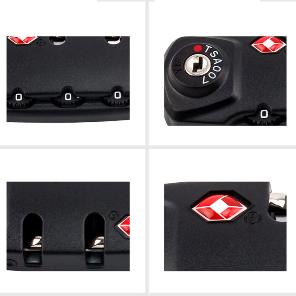 Customs Lock Zipper Bags Fixed Lock Fixed Safety Lock TSA007 Authentication