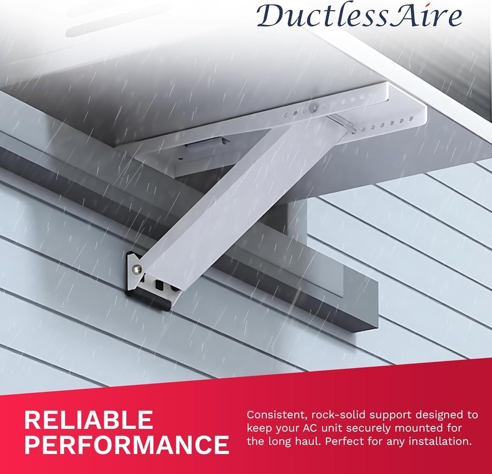 DA-160 Universal Wall Bracket for HVAC Systems - Epoxy-Coated, Durable Design