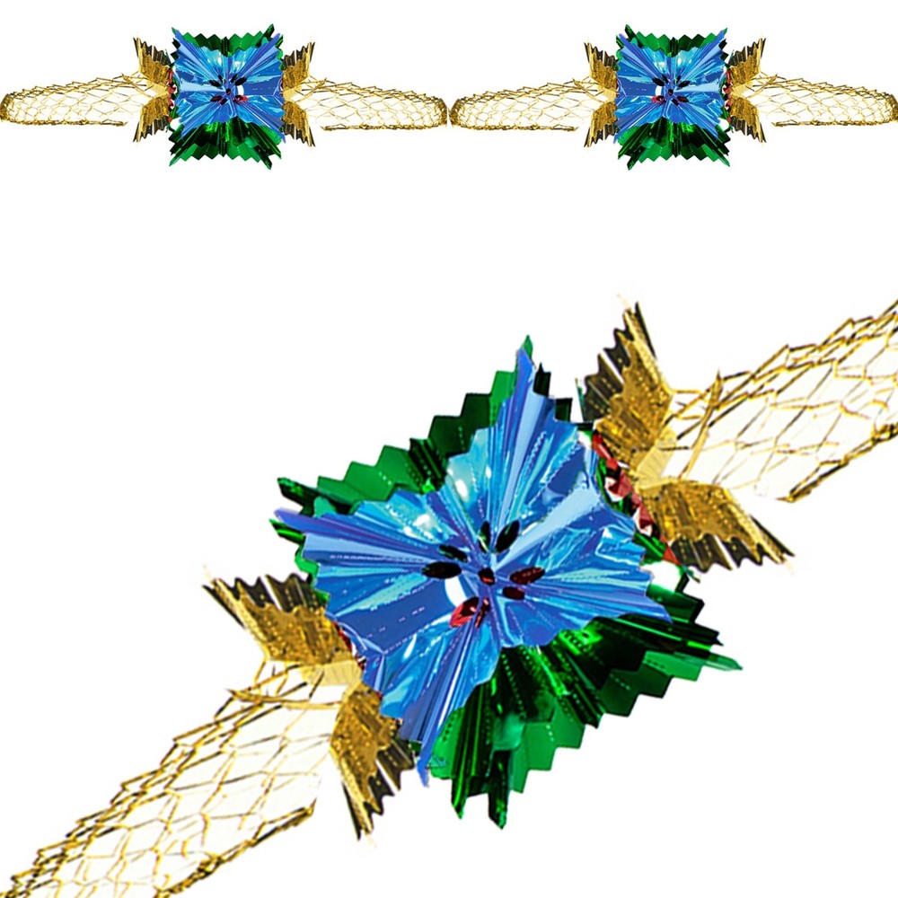 Christmas Foil Ceiling Decorations Multicolour - Choose Design