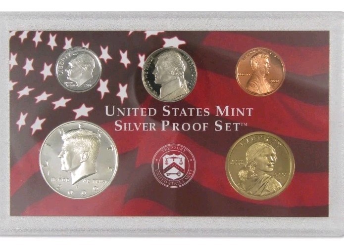 2000 S SILVER Proof Mint Set, Original Government Packaging OGP COA 🔥