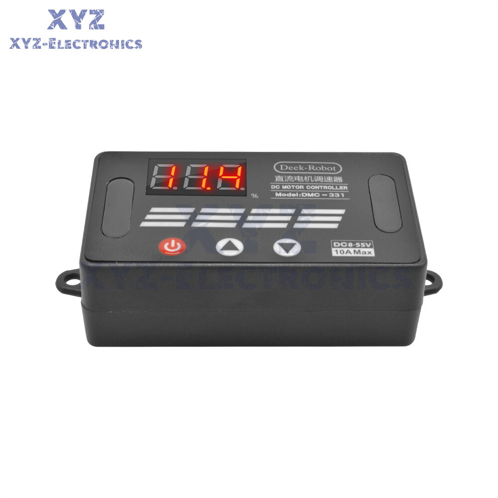 DMC-331 DC Motor Speed Control Switch Controller DC 8-55V Max 10A PWM Regulator