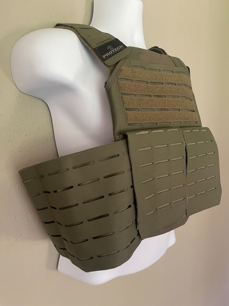 PROTECH Scalable Plate Rack System SHIFT 360 XL Ranger Green Webless Molle