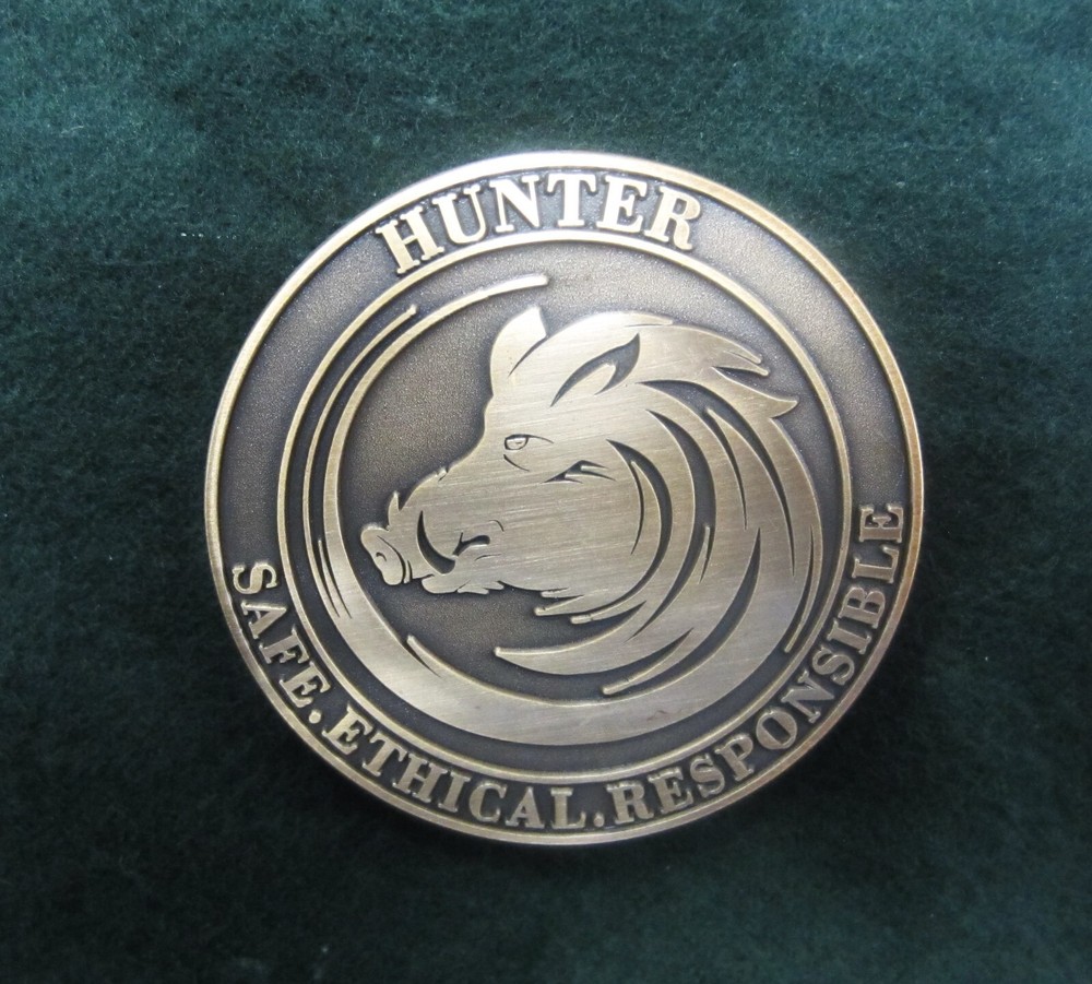 Hog Hunter Ethics Medallion