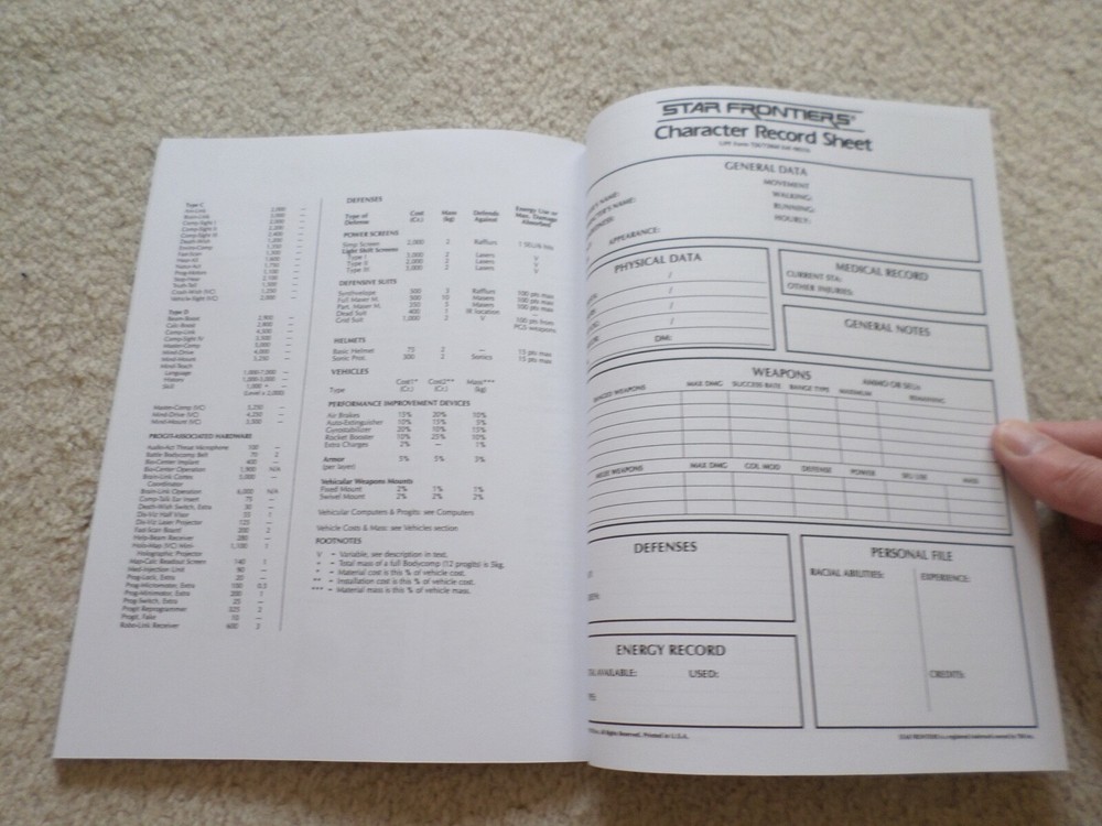Zebulon's Guide to Frontier Space SFAC3 Star Frontiers
