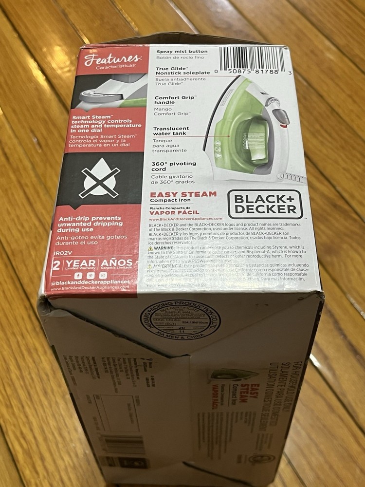 Black & Decker Easy Steam Compact Iron