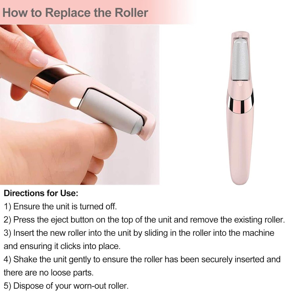 10 Pack Replacement Roller Refills Compatible with Finishing Black and Gray