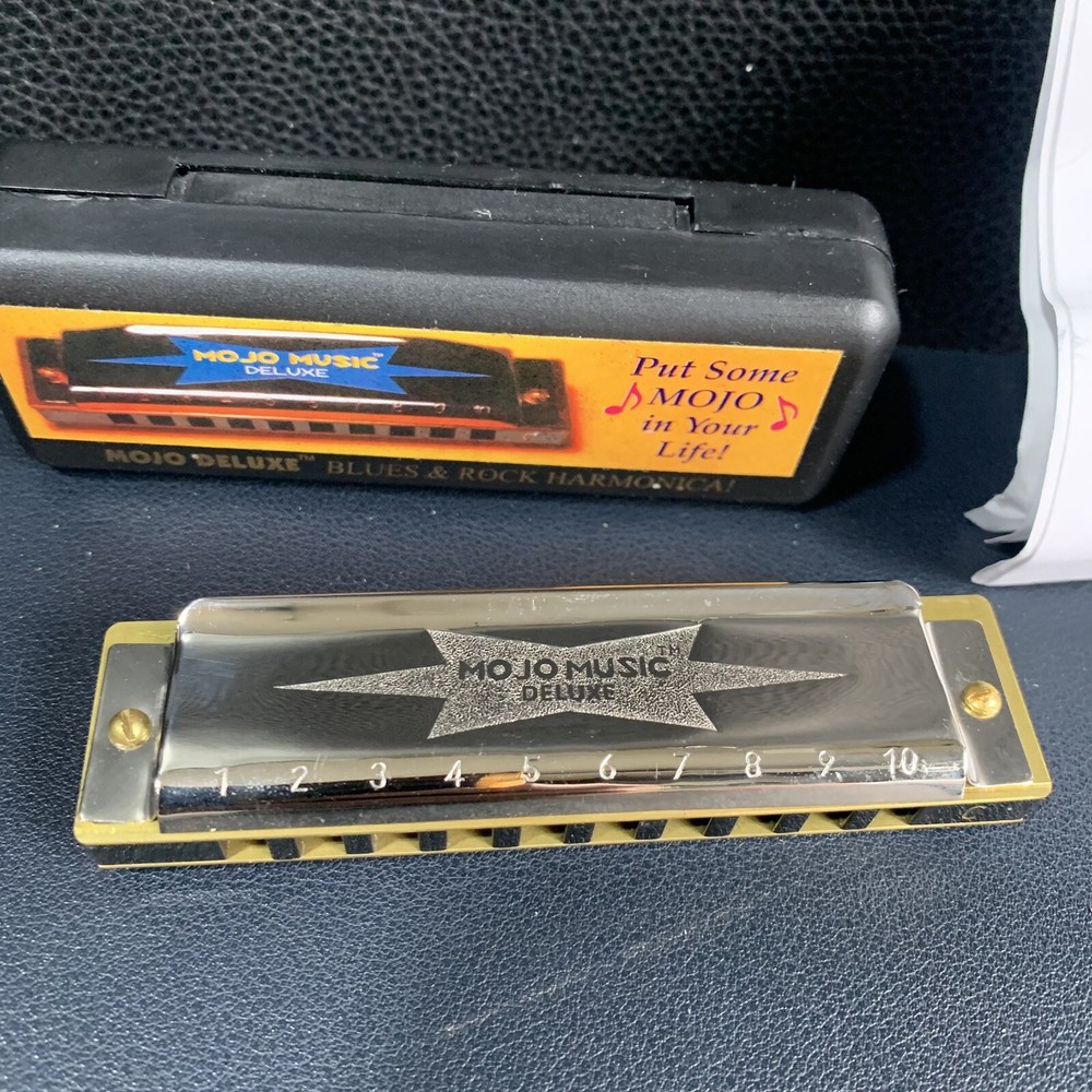 Vintage 2000 Mojo Deluxe Harmonica Blues and Rock Harmonica Lessons David Harp.