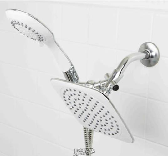 Dual Bathroom raindrop Showerhead Massager