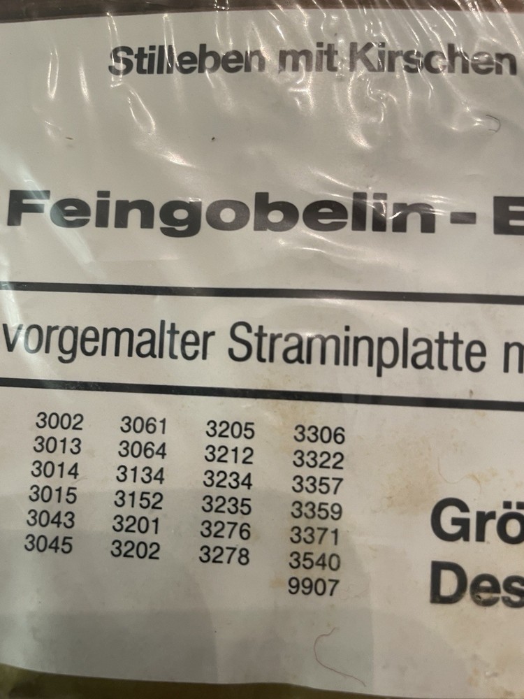 Gobelin-Stickanleitung Fruit Berries Needlepoint Canvas Germany