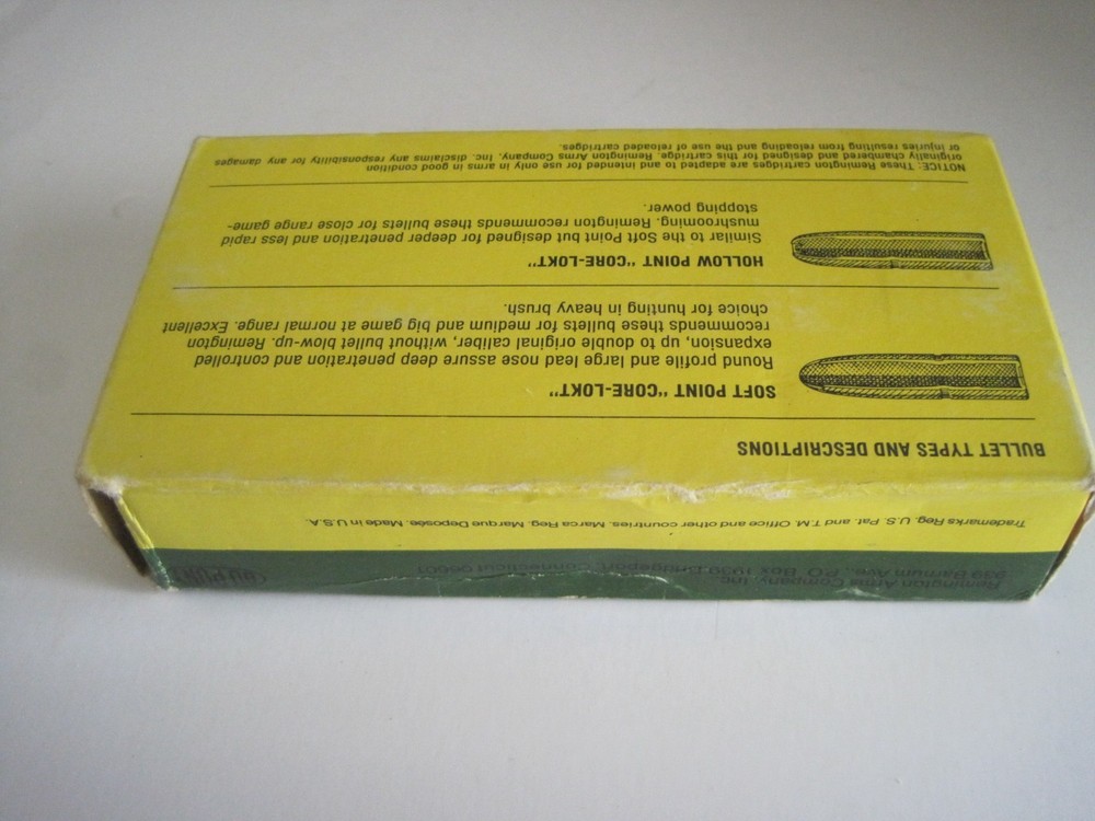 Vintage Remington 30-30 Win. - Box - Empty