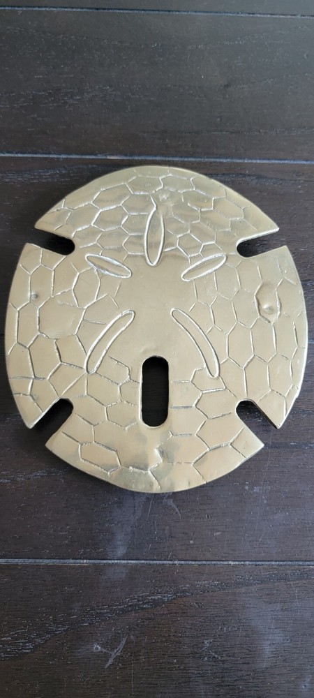 Brass Sand Dollar Trivette