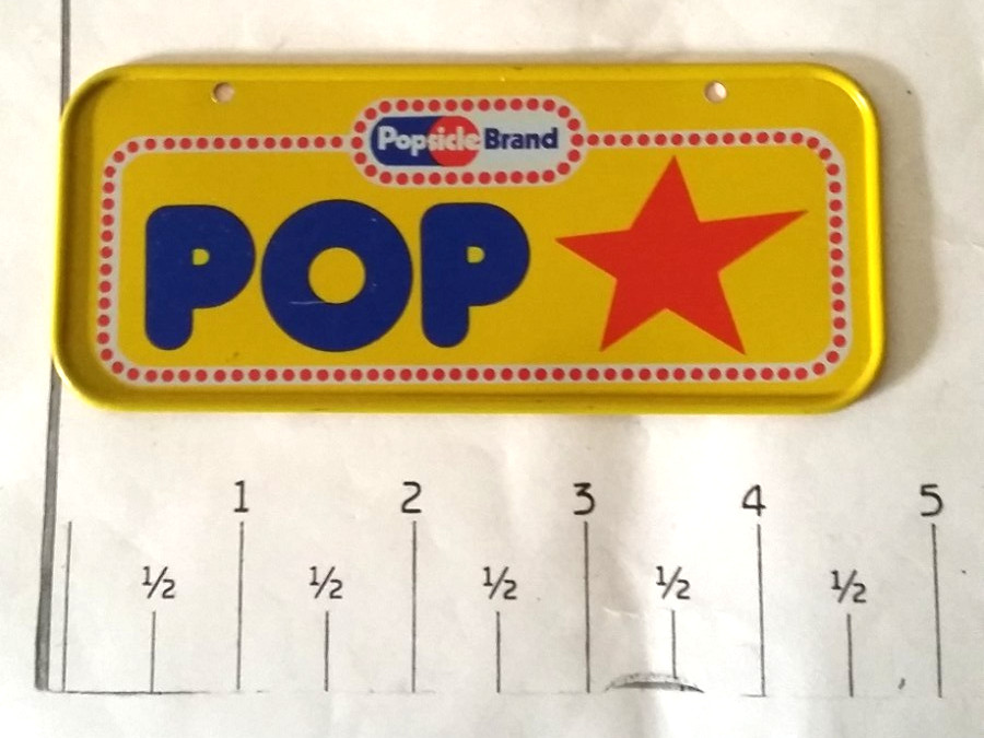MCM Popsicle Brand advertizing Bicycle tin