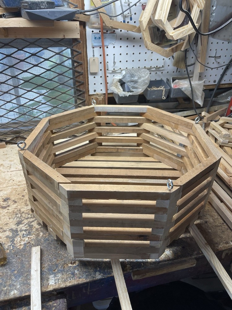 12”x 12” Cedar Hanging Baskets